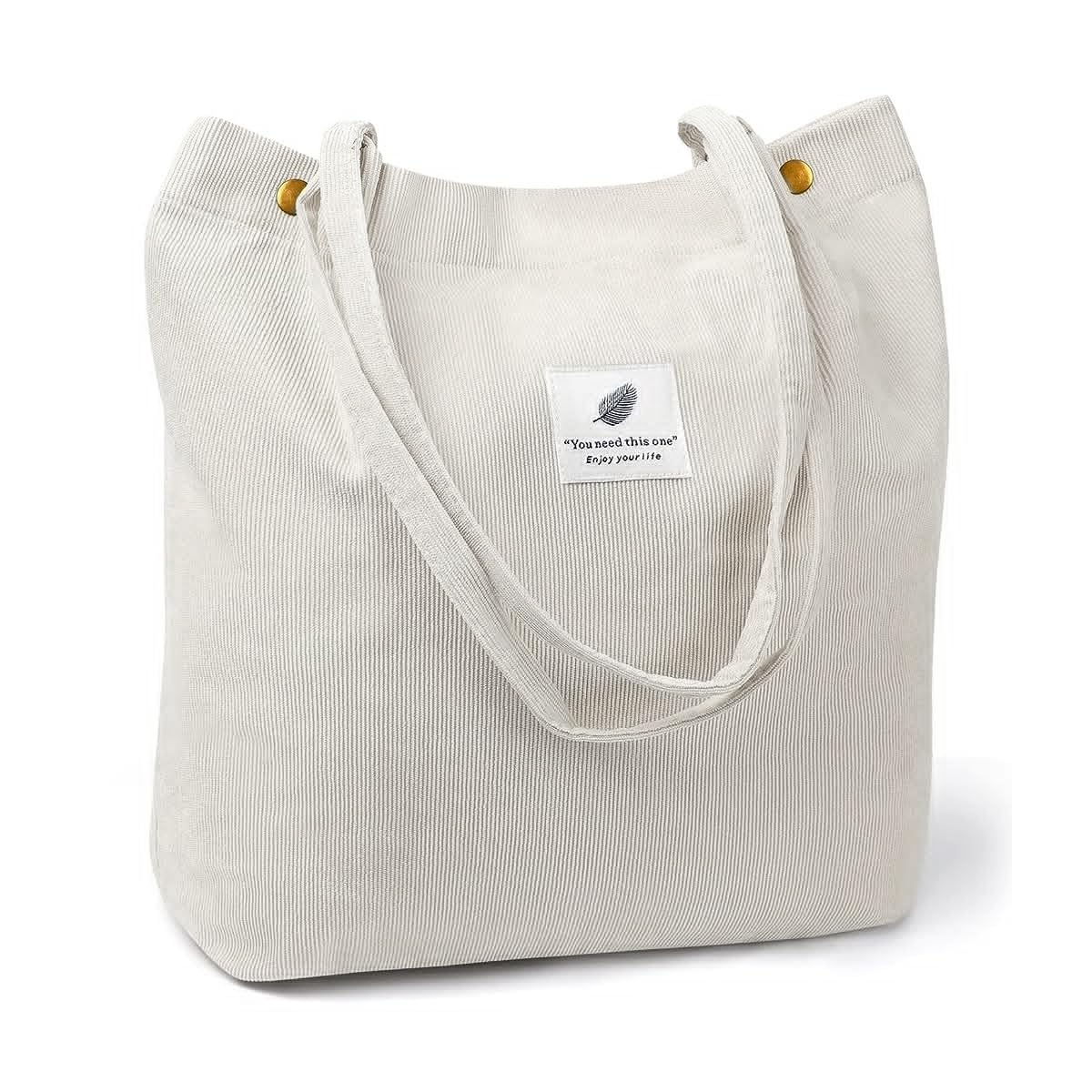 PALAY Tote Bag Corduroy Grocery Bag Large Hand Bag for Women Shopping Bag, Grocery Bag, Shoulder Bag for Shopping, Commuting PALAY Tote Bag Corduroy Grocery Bag Large Hand Bag for Women Shopping Bag, Grocery Bag, Shoulder Bag for Shopping, Commuting